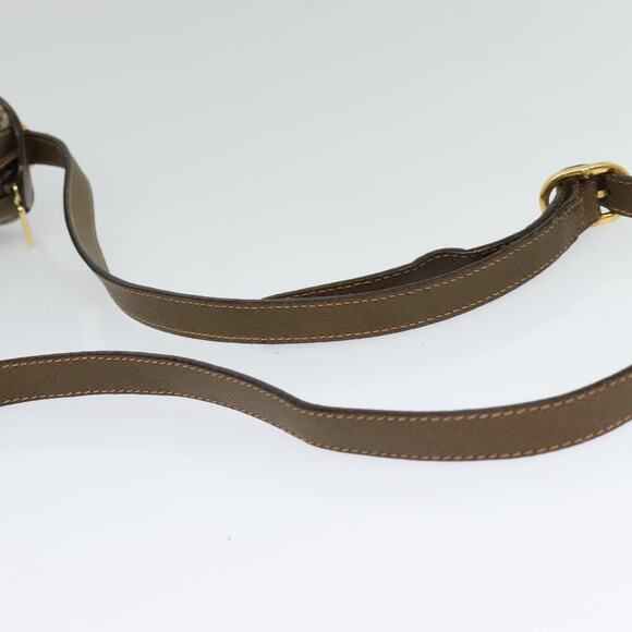 GUCCI GG Supreme Web Sherry Line Bag Pvc Beige Gold 89 02 018 - Picture 7 of 16